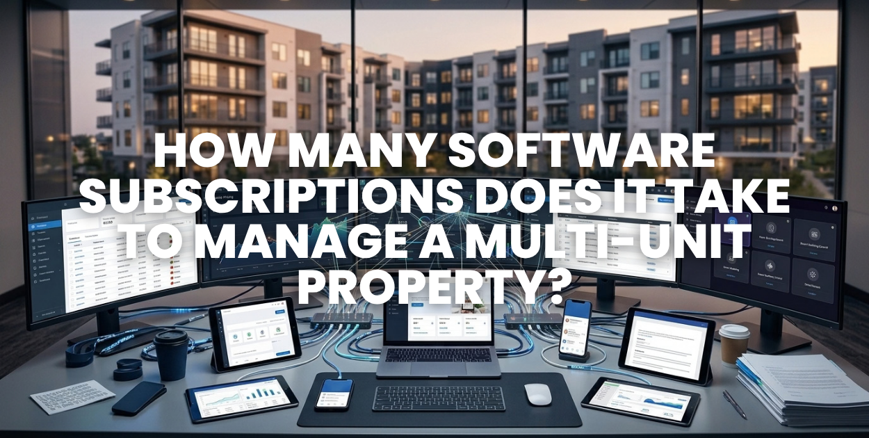 How Many Software Subscriptions Does it Take to Manage a Multi-Unit Property?